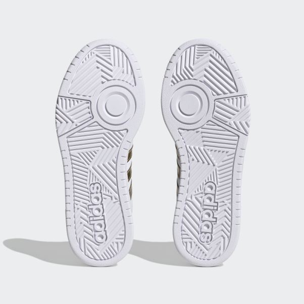 Adidas Blanc Hoops 3.0 Mid Lifestyle Basket Classique Chaussures