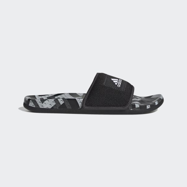 Adidas Adilette Comfort X Lego Slides Noir