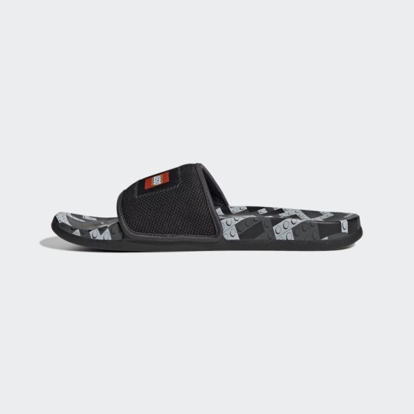 Adidas Adilette Comfort X Lego Slides Noir