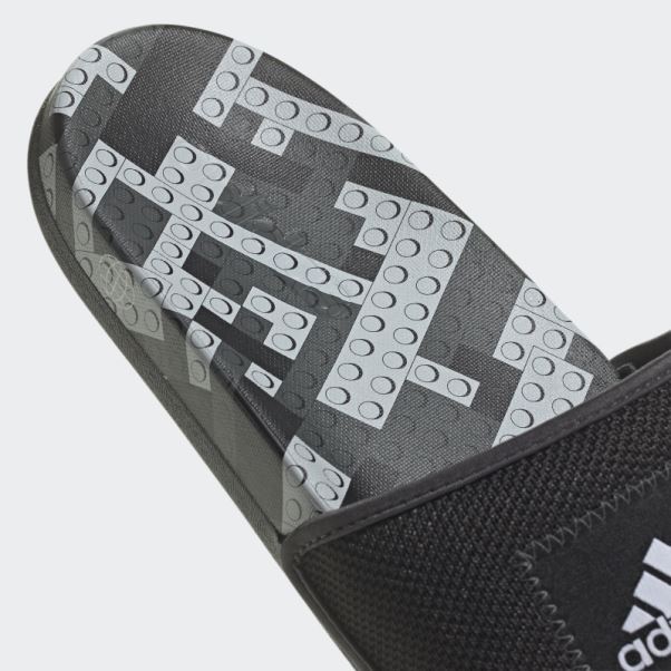 Adidas Adilette Comfort X Lego Slides Noir