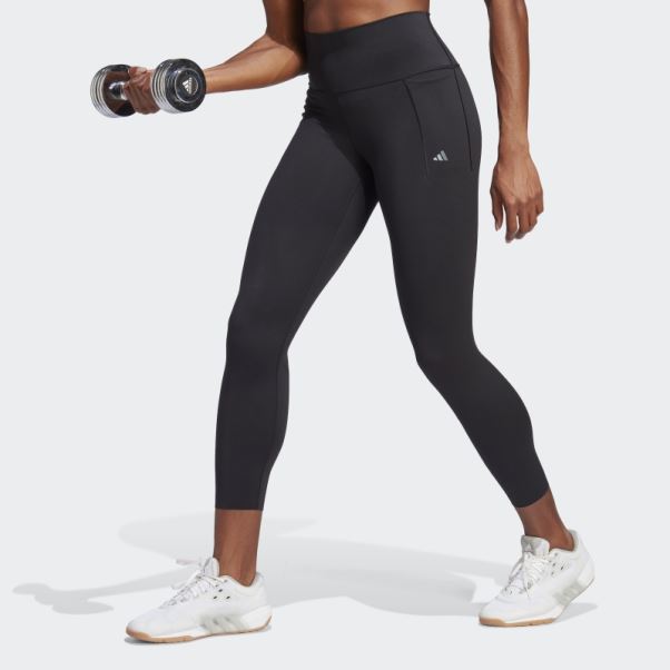 Adidas Legging Optime Training Luxe 7/8 Noir