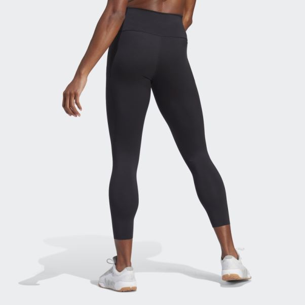 Adidas Legging Optime Training Luxe 7/8 Noir