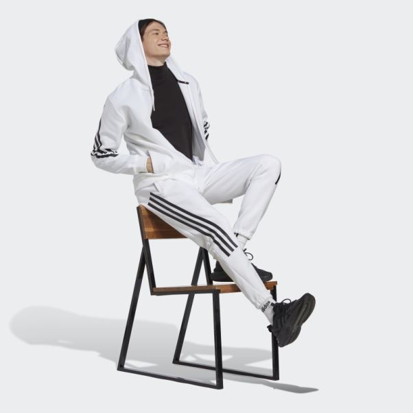 Pantalon Adidas Future Icon 3 Bandes Blanc