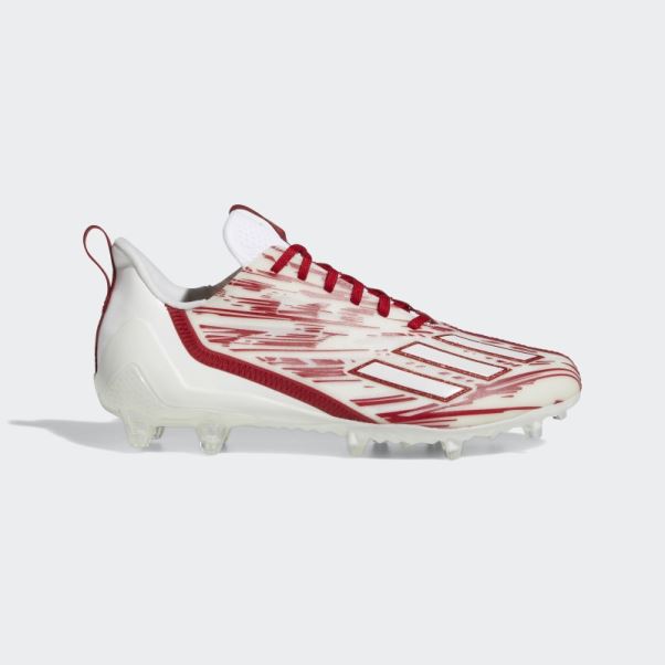 Crampons Adidas Adizero Blanc