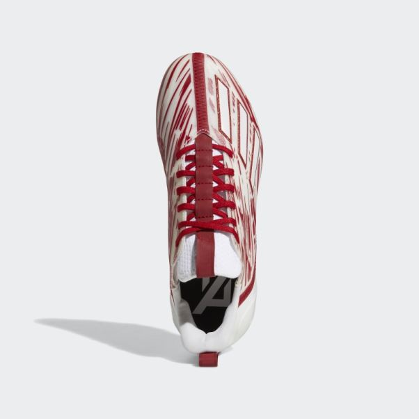 Crampons Adidas Adizero Blanc