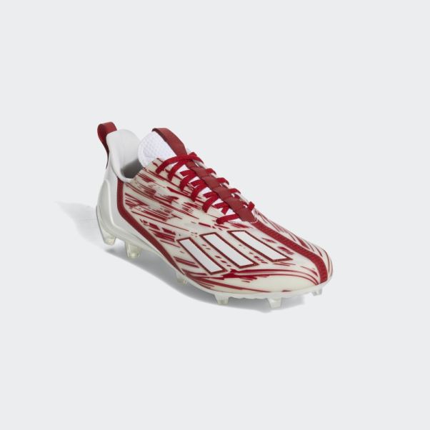 Crampons Adidas Adizero Blanc
