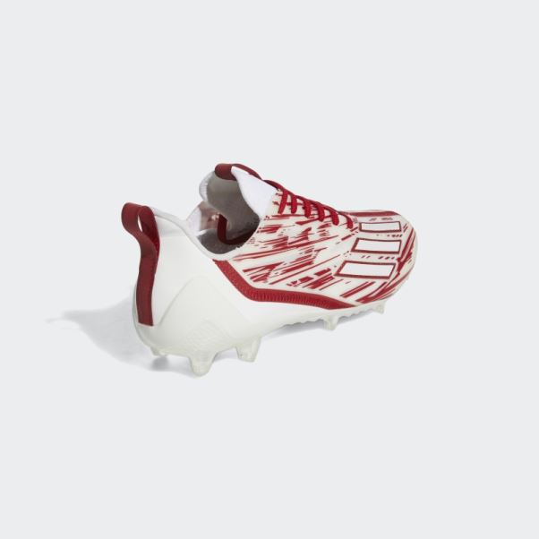 Crampons Adidas Adizero Blanc