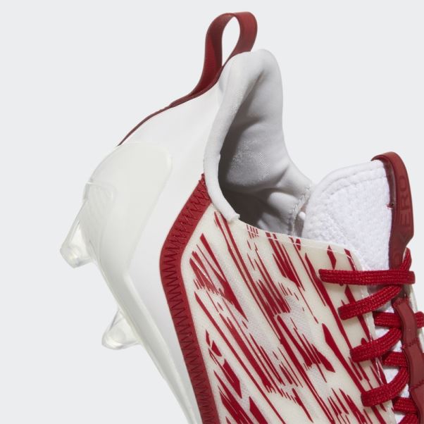 Crampons Adidas Adizero Blanc