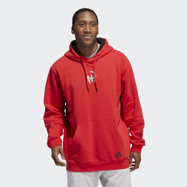 Mahomes Sweat à Capuche Adidas Rouge