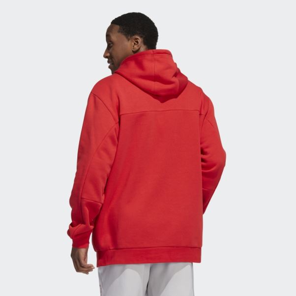 Mahomes Sweat à Capuche Adidas Rouge