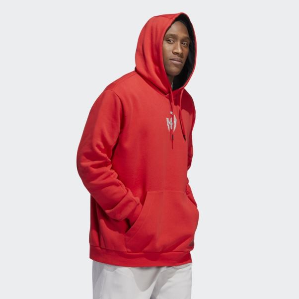 Mahomes Sweat à Capuche Adidas Rouge