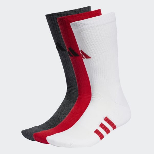 Adidas Performance Chaussettes Mi-mollet Matelassées 3 Paires écarlate
