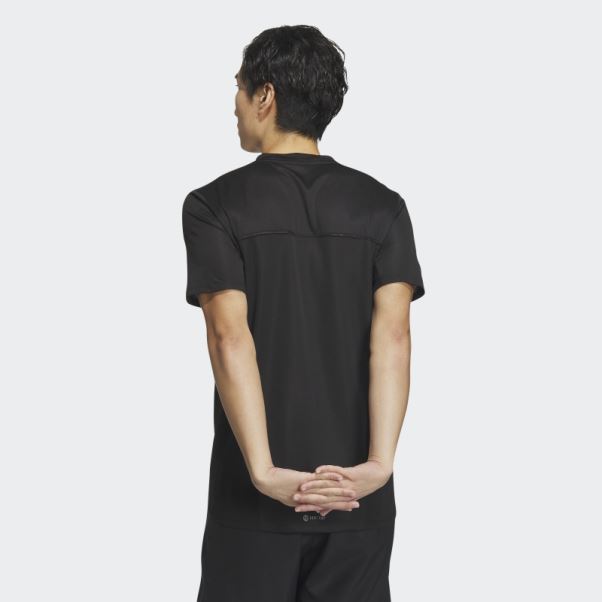 T-shirt D'entraînement Adidas Conçu 4 Training Heat.rdy Hiit Noir