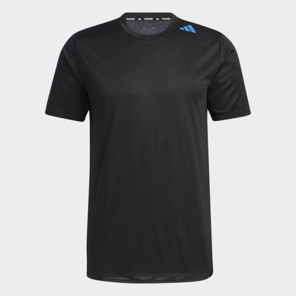 T-shirt D'entraînement Adidas Conçu 4 Training Heat.rdy Hiit Noir