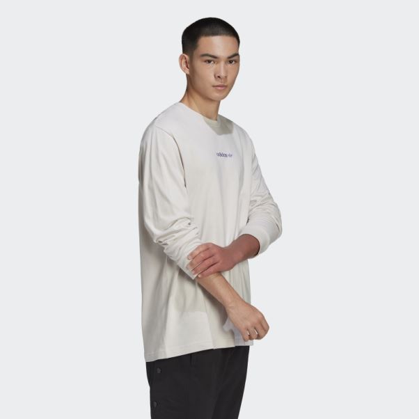 Haut à Manches Longues Haut à Manches Longues Graphique Aluminium Adidas
