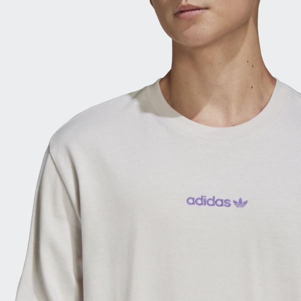 Haut à Manches Longues Haut à Manches Longues Graphique Aluminium Adidas
