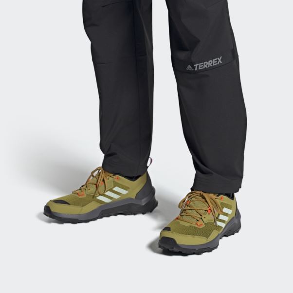 Adidas Olive Terrex Ax4 Primegreen Chaussures De Randonnée