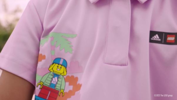 Adidas X Lego Play Robe Polo Lilas Chaud