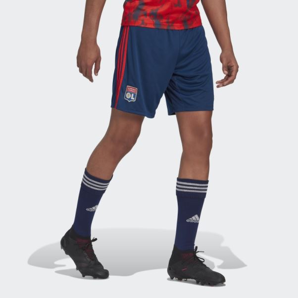 Short Extérieur Adidas Olympique Lyonnais 22/23 Mystery Bleu