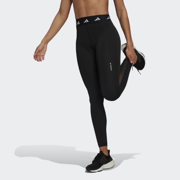 Leggings Longs Adidas Techfit Noir