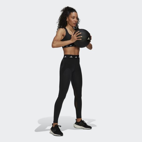 Leggings Longs Adidas Techfit Noir