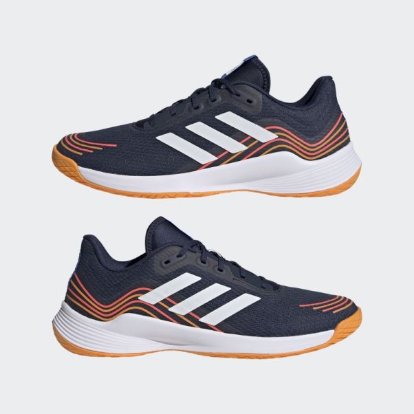 Chaussures De Volley-ball Novaflight Bleu Marine Adidas