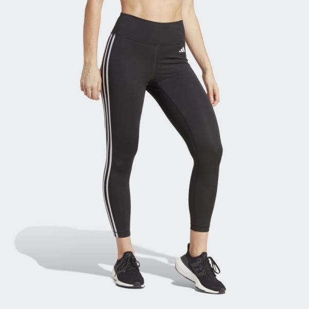 Legging Adidas Train Essentials 3-stripes Taille Haute 7/8 Noir Mode