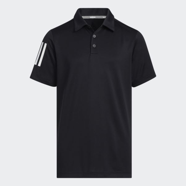 Adidas Polo 3 Bandes Noir
