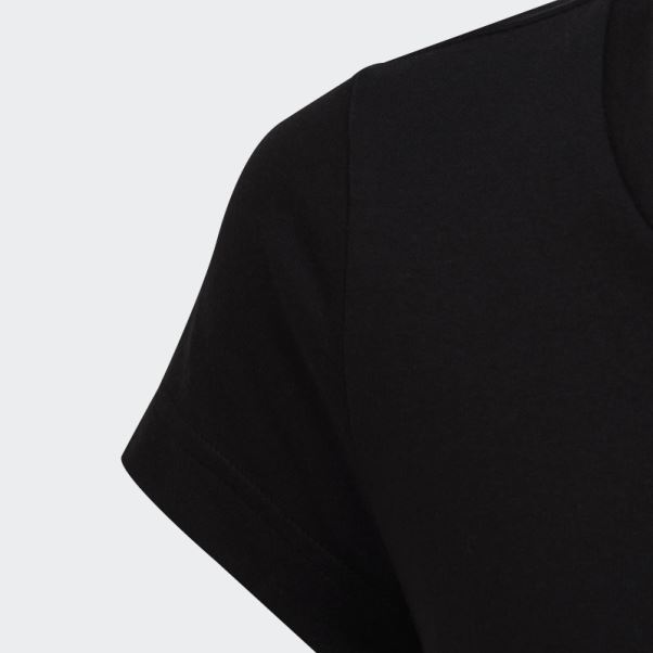 T-shirt Adidas Dance Noir à Imprimé Métallisé