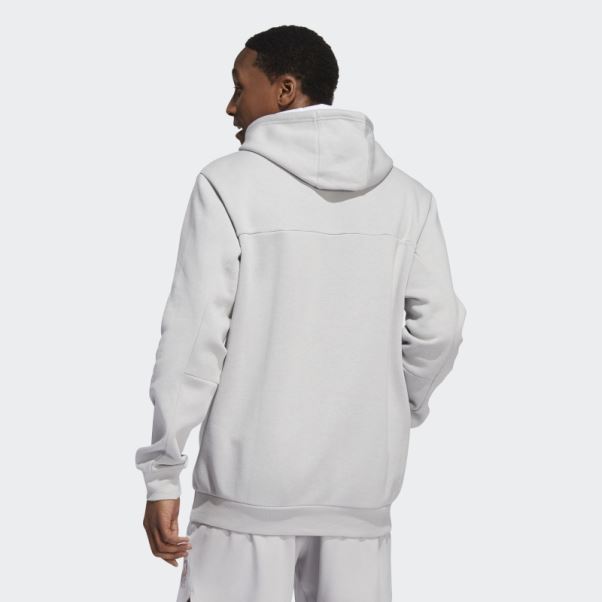 Adidas Sweat à Capuche Mahomes Gris