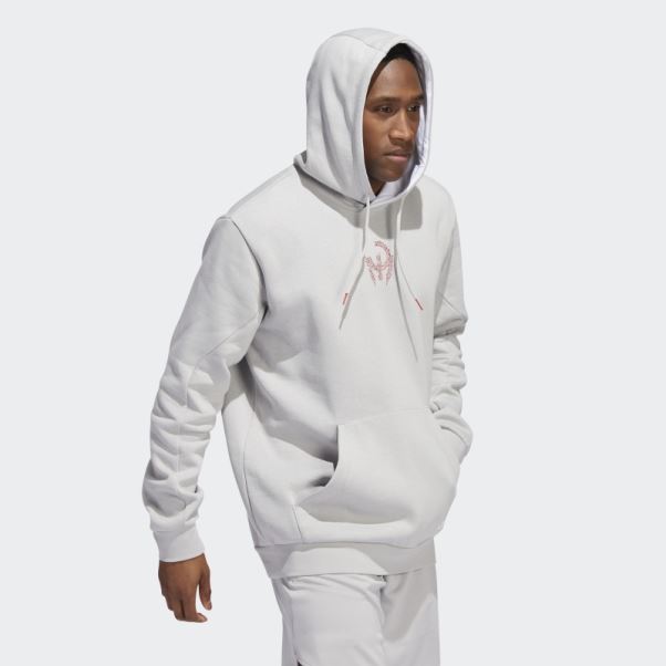 Adidas Sweat à Capuche Mahomes Gris