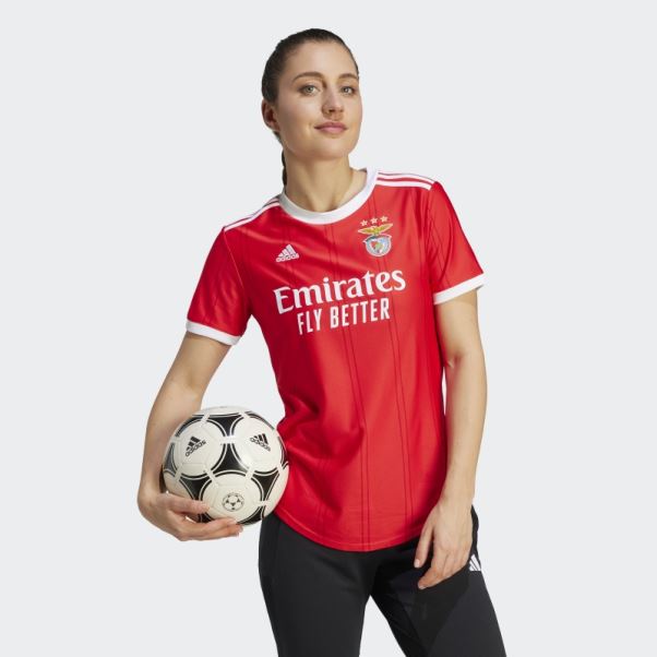 Maillot Domicile Benfica Benfica 22/23 Rouge Adidas
