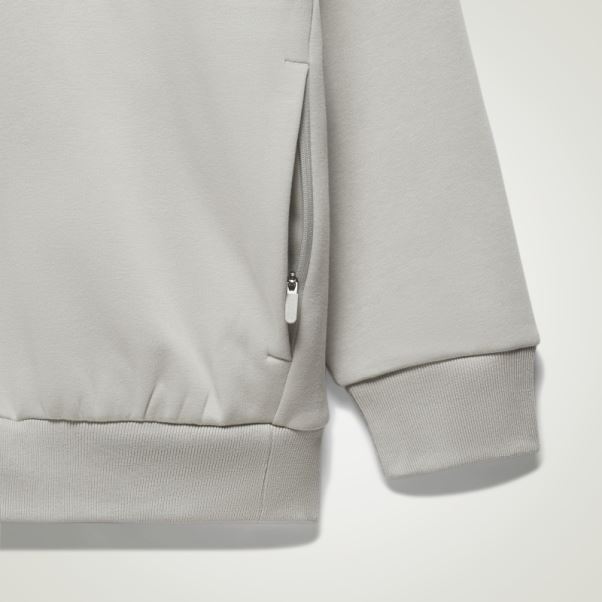 Sweat Gris Métallisé Adidas Basketball Crew