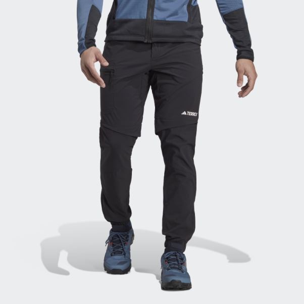Pantalon De Randonnée Zippé Adidas Terrex Utilitas Noir
