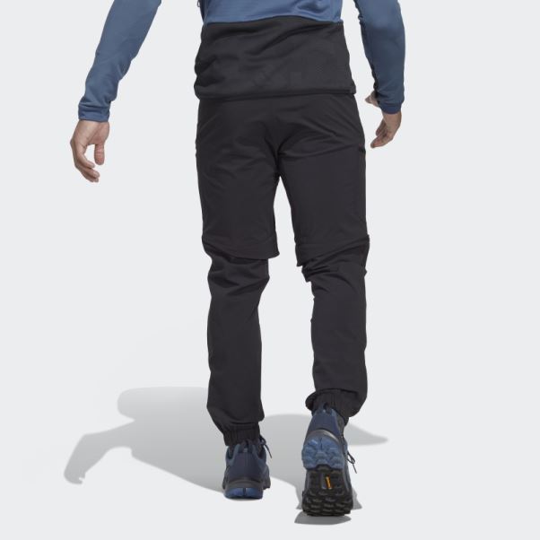 Pantalon De Randonnée Zippé Adidas Terrex Utilitas Noir
