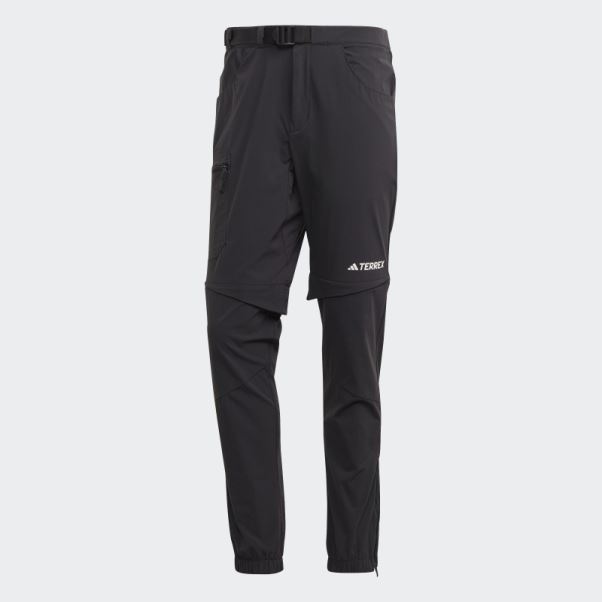 Pantalon De Randonnée Zippé Adidas Terrex Utilitas Noir