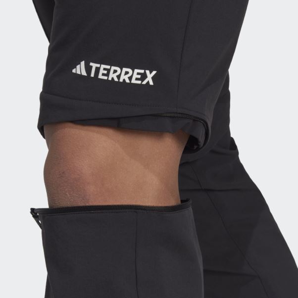 Pantalon De Survêtement De Randonnée Zip-off Terrex Utilitas Noir Adidas