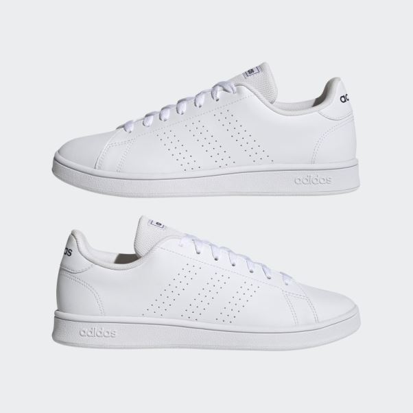 Chaussures De Sport Adidas Avantage Base Court Blanc