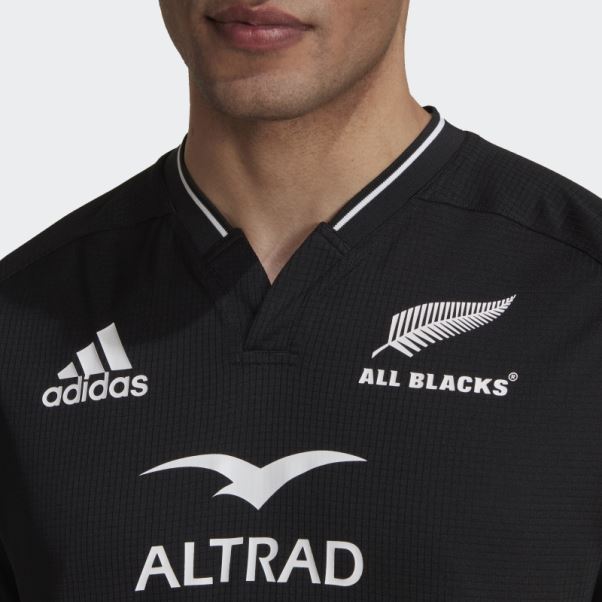 Maillot Adidas All Blacks Rugby Domicile Noir