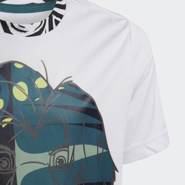 T-shirt Adidas X Disney Le Roi Lion Blanc