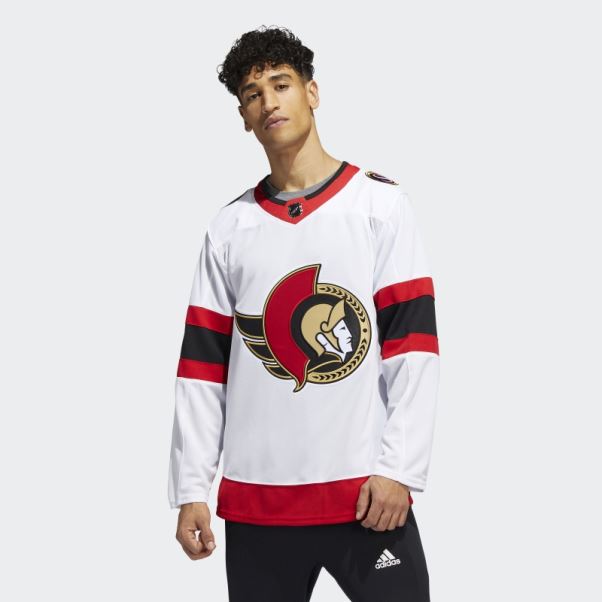 Maillot Adidas Senateurs Away Authentique Pro Blanc