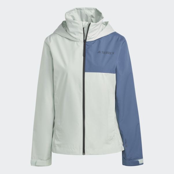 Veste De Pluie 2 Couches Adidas Terrex Multi Rain.rdy Vert