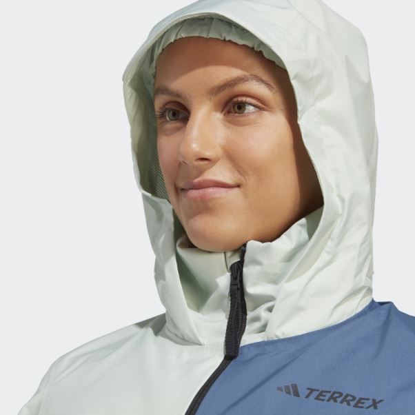 Veste De Pluie 2 Couches Adidas Terrex Multi Rain.rdy Vert
