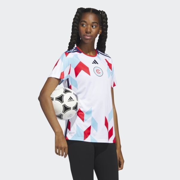 Adidas Maillot Extérieur Chicago Fire 23/24 Blanc