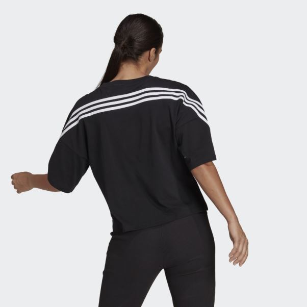 Adidas Sportswear Future Icons 3-stripes T-shirt Noir Chaud
