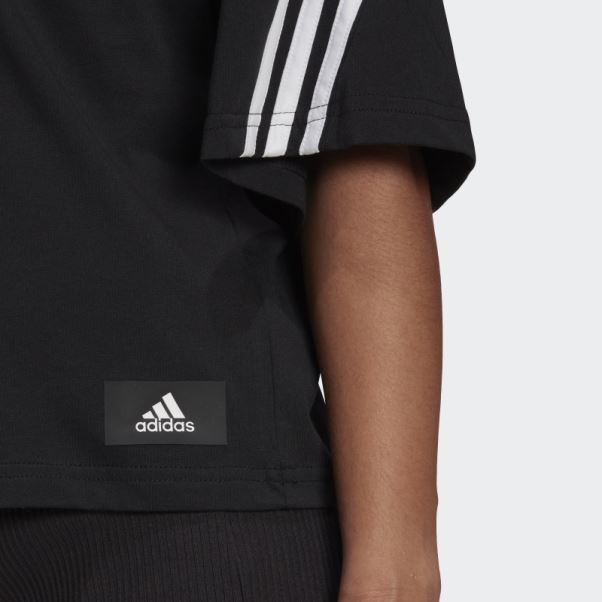 Adidas Sportswear Future Icons 3-stripes T-shirt Noir Chaud