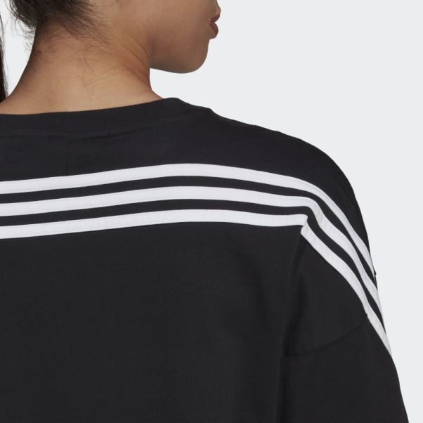 Adidas Sportswear Future Icons 3-stripes T-shirt Noir Chaud