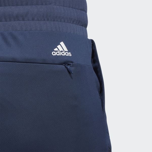 Pantalon Cargo Bleu Marine En Maille Adidas