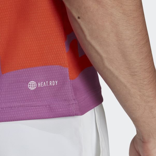 Tee-shirt Sans Manches Tennis New York (neutre) Adidas Lilas