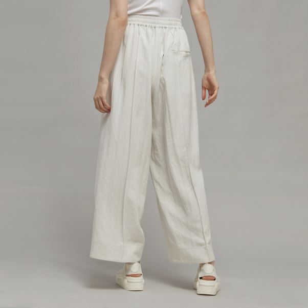 Adidas Pantalon Large En Sergé Froissé Y-3